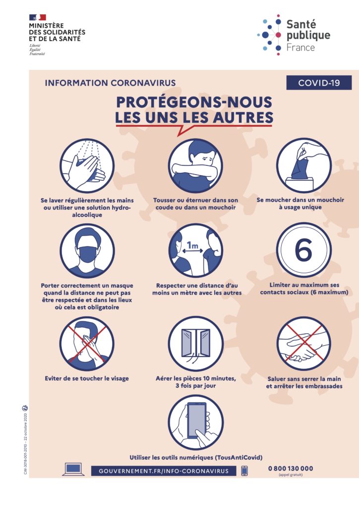 COVID : recommandations